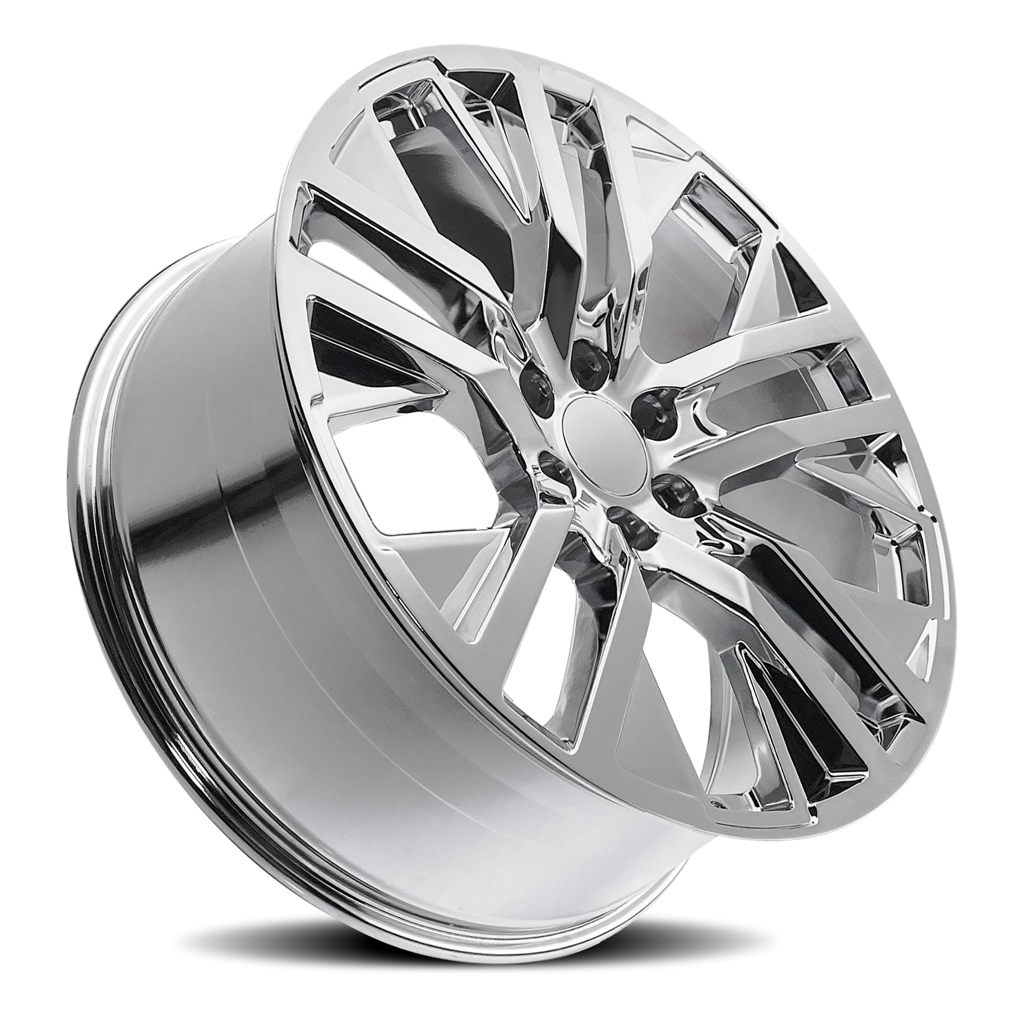 Factory Reproductions FR 96 GMC Carbonpro Replica CH 24x10 +31 6x139.7mm 78.1mm Chrome