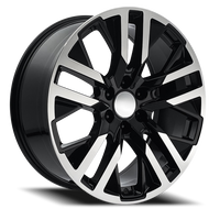 Factory Reproductions FR 96 GMC Carbonpro Replica GBM 24x10 +31 6x139.7mm 78.1mm Gloss Black Machined Face