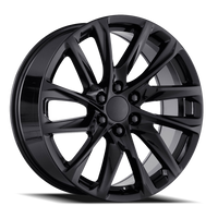 Factory Reproductions FR 98 Escalade 12 Spoke Replica GB 22x9 +28 6x139.7mm 78.1mm Gloss Black