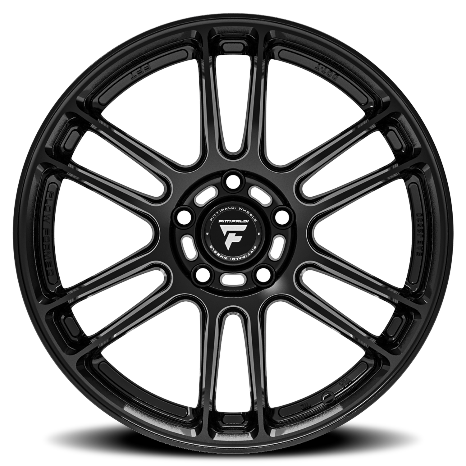 Fittipaldi Street FS368 18x8" 5x100mm 73.1mm CB +35mm Gloss Black