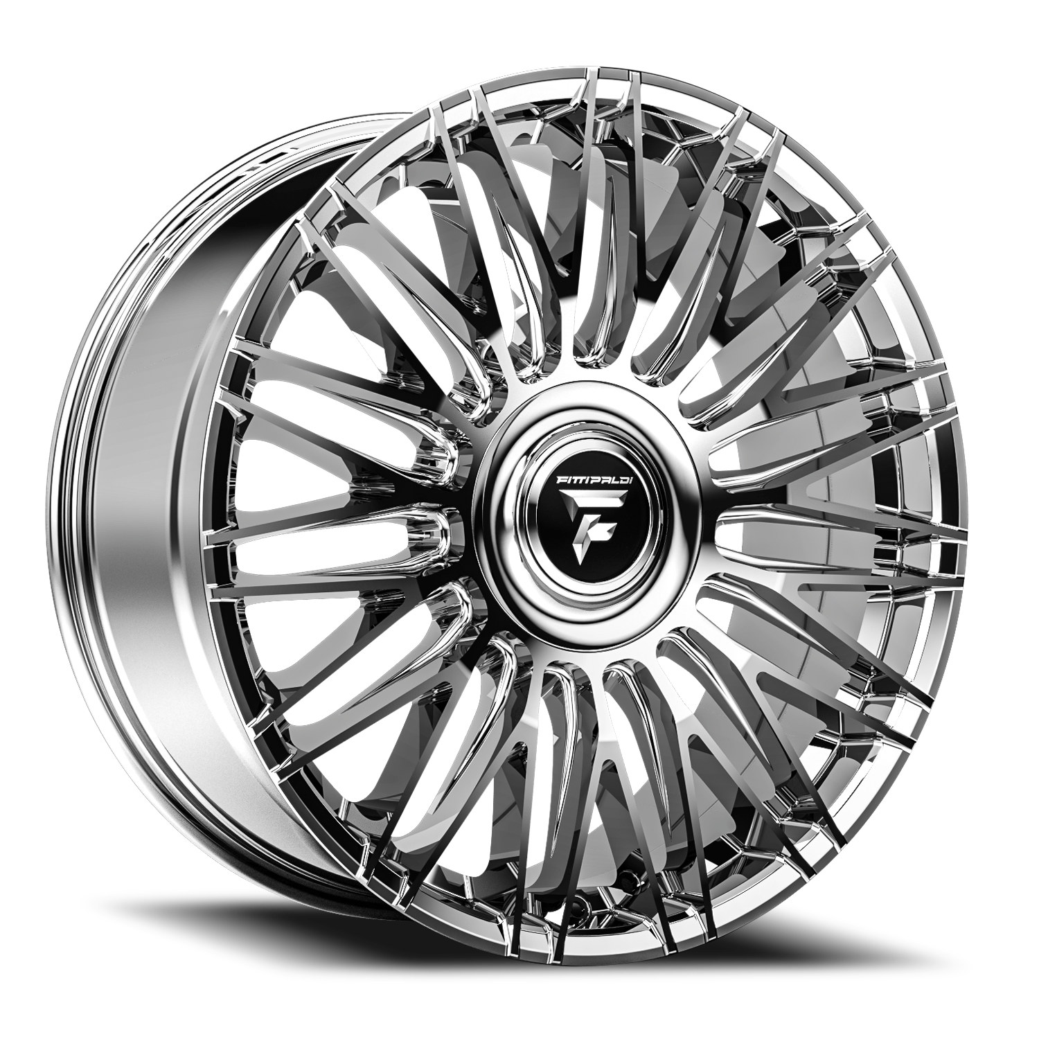 Fittipaldi Street FS369MC 24x10" 6x135mm 106.2mm CB +30mm Chrome Mirror Coat
