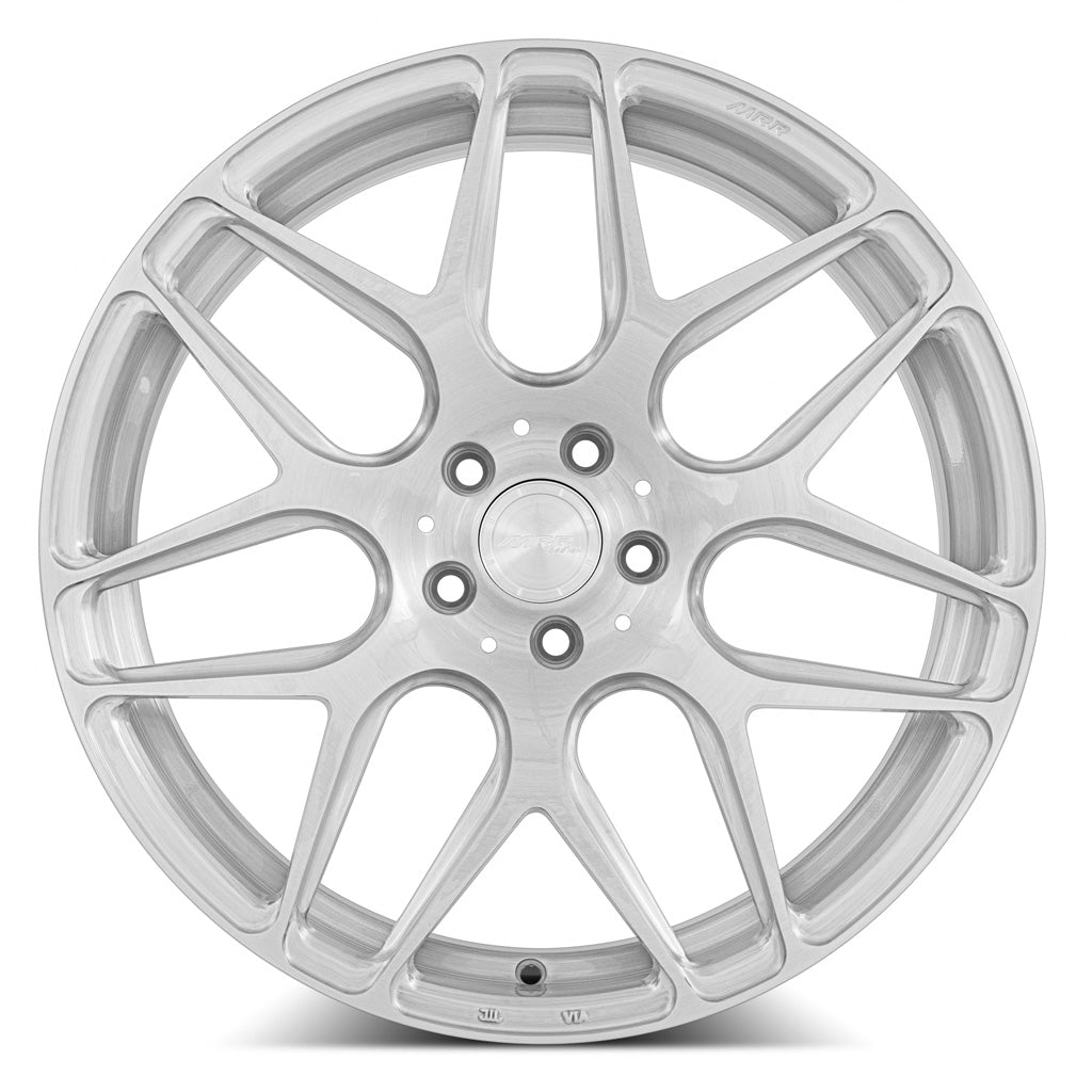 MRR FS1 20x8.5 35 5x112mm 66.6mm Brushed Clear