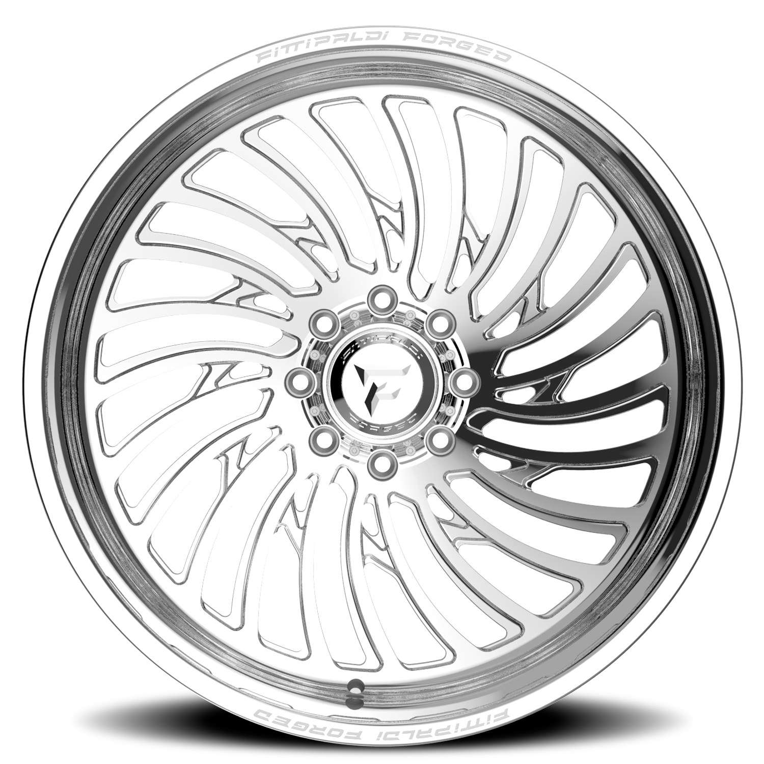 Fittipaldi Offroad FTF507 24x12" 8x180mm 124.3mm CB -44mm Polished