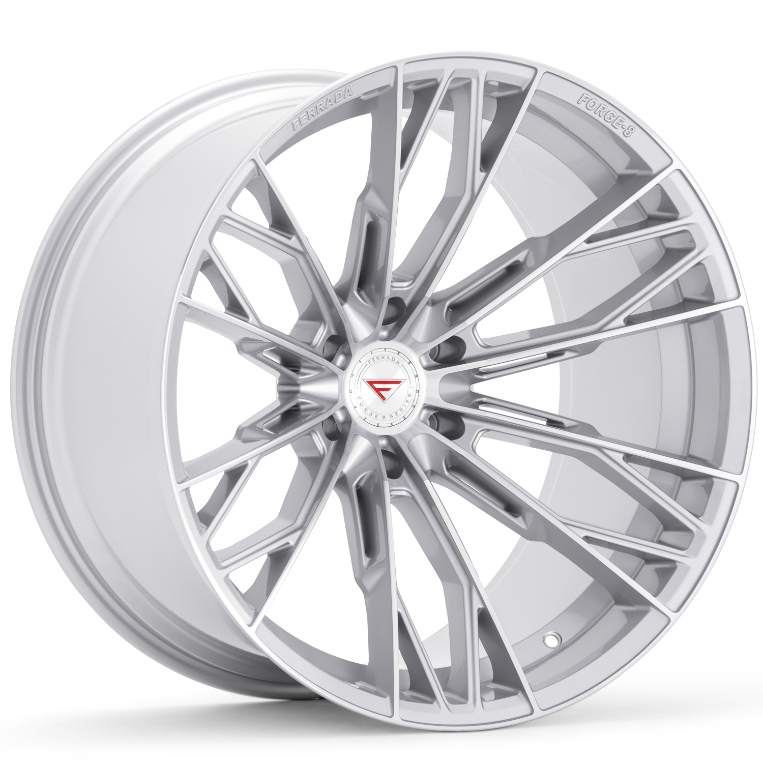 Ferrada Forge-8 Off Road Wheels FTR11 Machine Silver 22x12 6x135 ET-44 87.1 Extreme Concavity