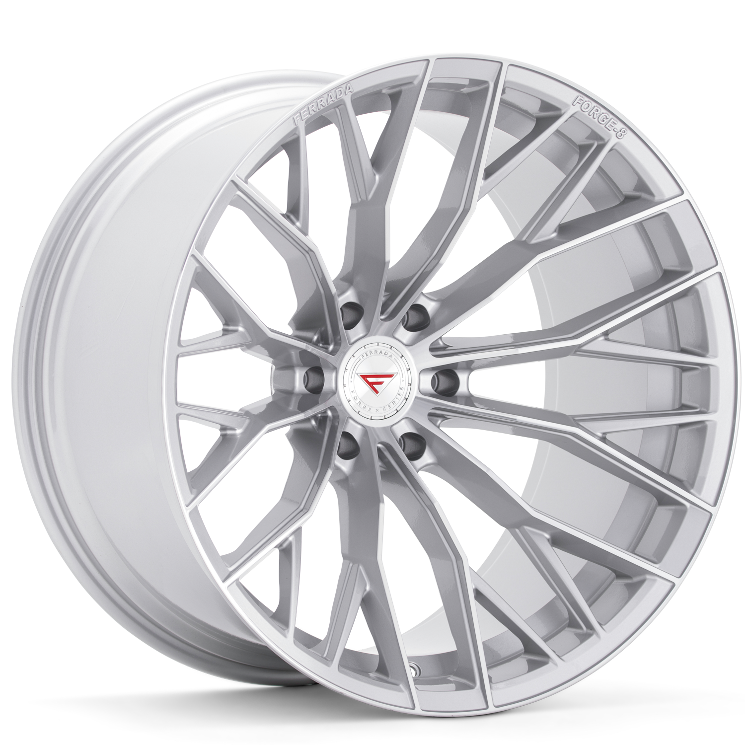 Ferrada Forge-8 Off Road Wheels FTR9 Machine Silver 22x10 6x135 ET-18 87.1 Super Concavity