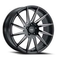 Voxx Wheel Felina 19x8.5 +45 5x108mm 73.1mm Gloss Black Milled