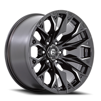Fuel Flame 6 22x10" 6x135mm 87.1mm CB -18mm Gloss Black Milled