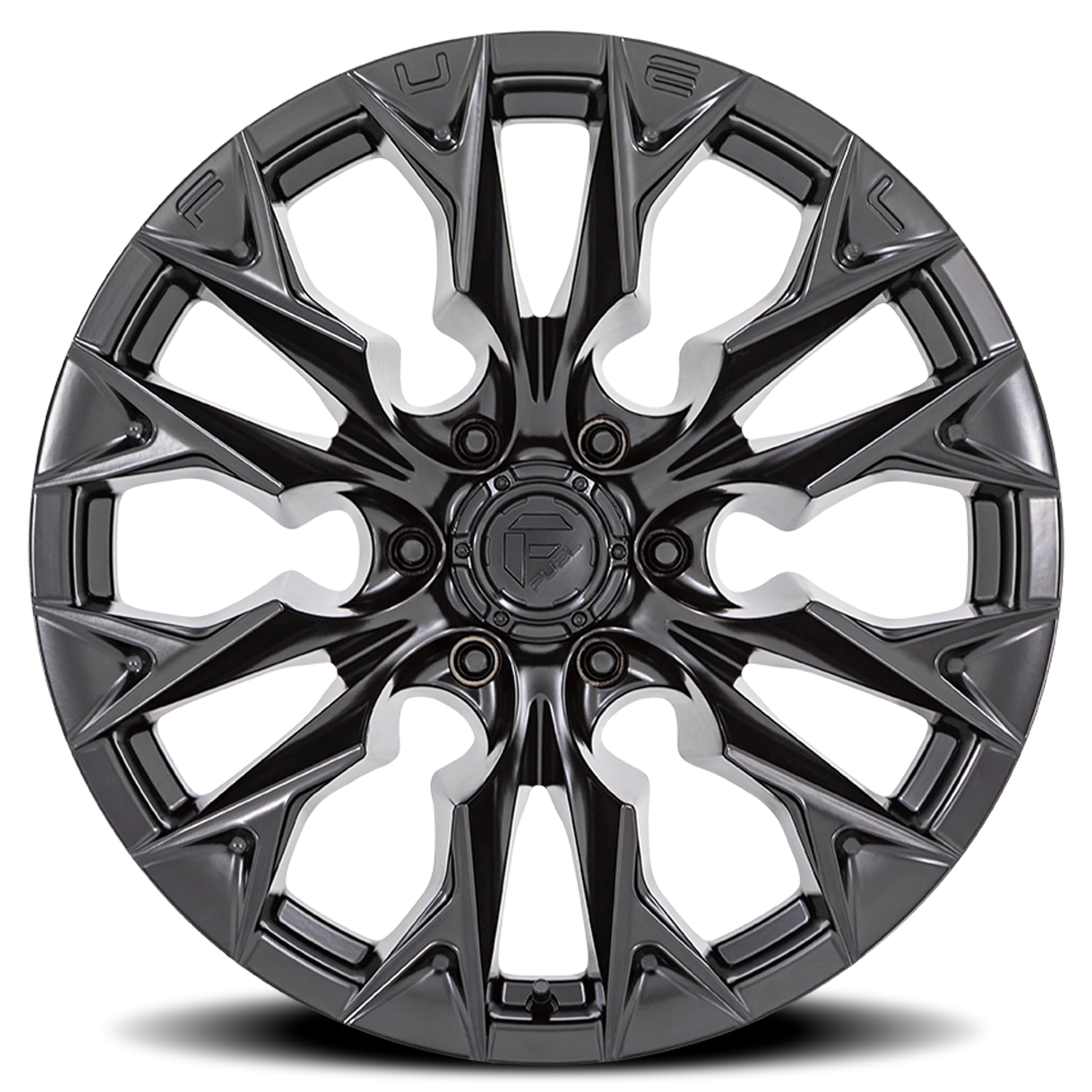 Fuel Flame 6 22x12" 6x135mm 87.1mm CB -44mm Blackout