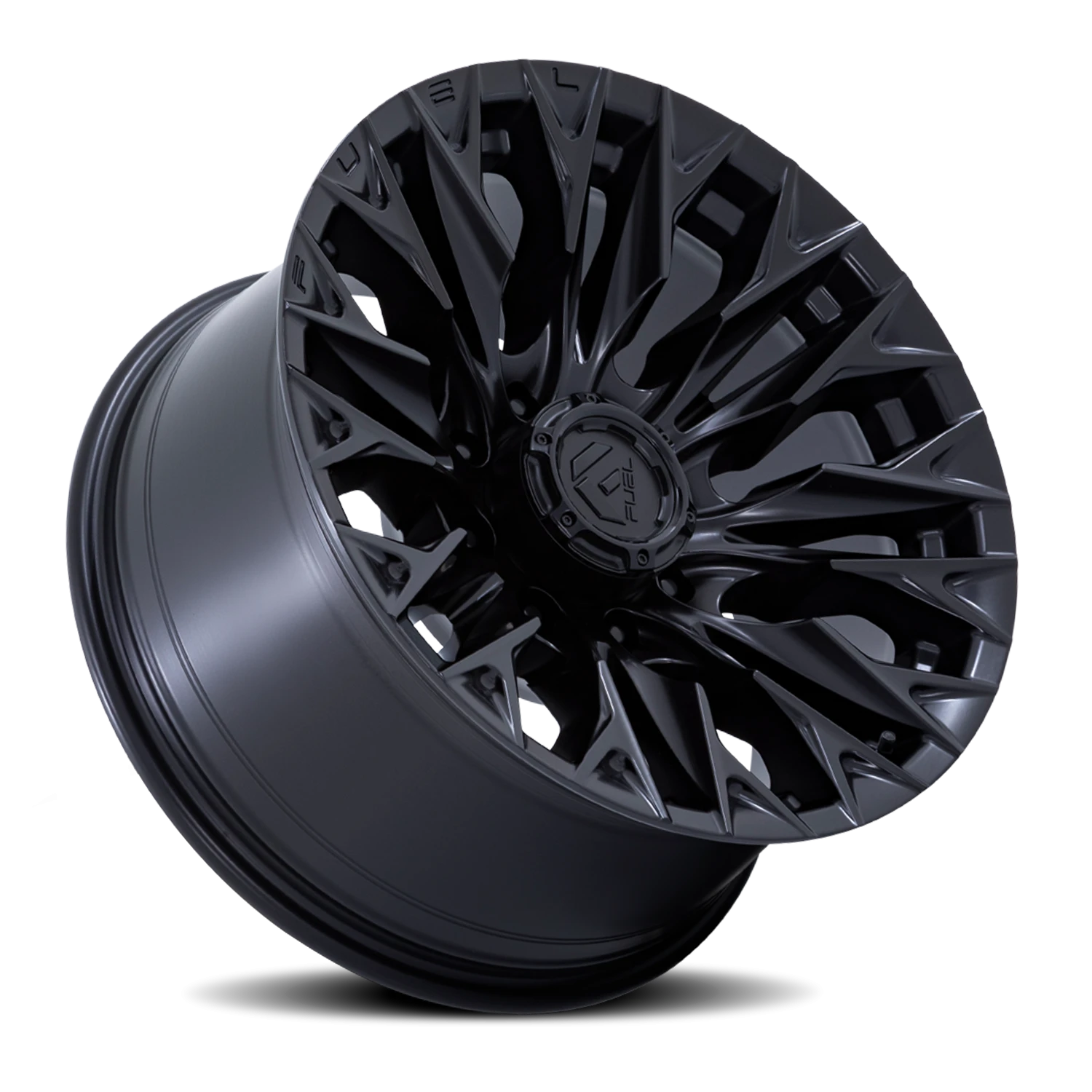 Fuel Flame 8 20x9" 8x180mm 124.2mm CB +1mm Blackout