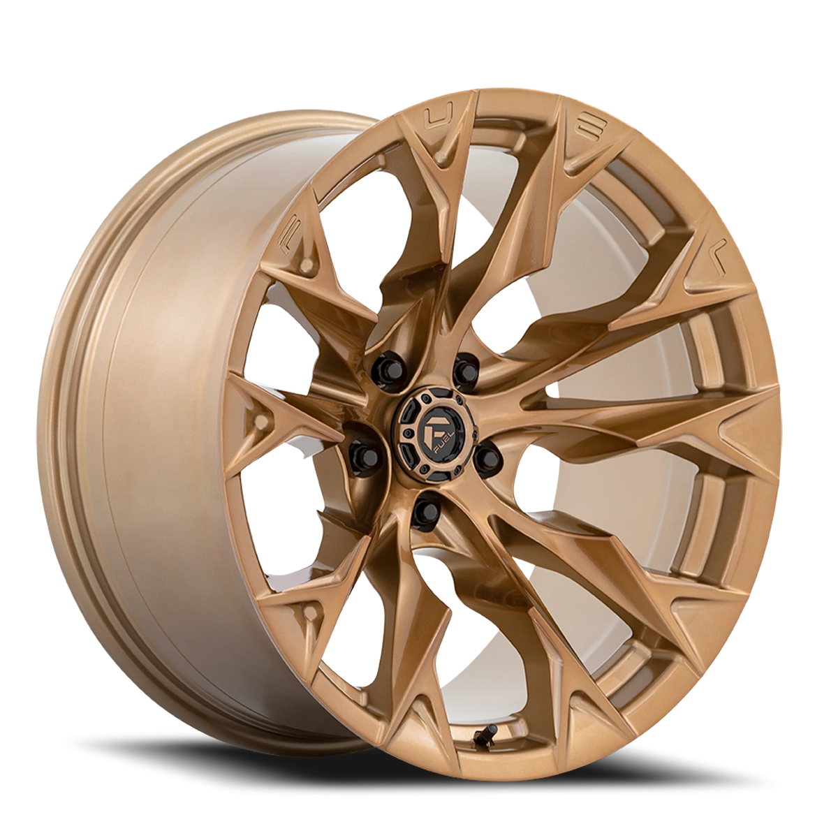 Fuel Flame 5 20x10 -18 5x127mm 71.5mm Platinum Bronze