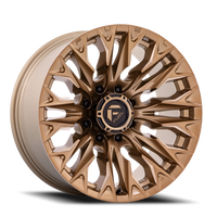 Fuel Flame 8 20x10" 8x165.1mm 125.1mm CB -18mm Platinum Bronze