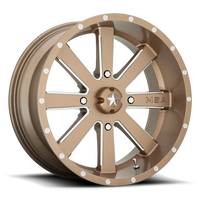 MSA Flash 22x7" 4x156mm 132mm CB 0mm Bronze Milled