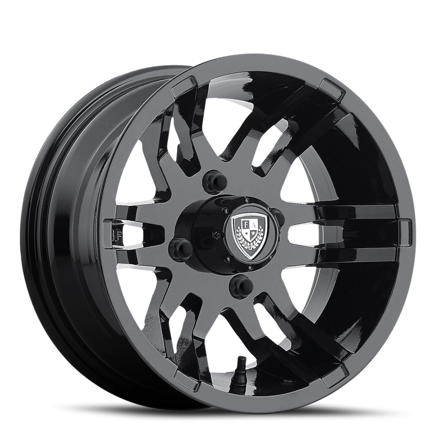 Fairway Alloys Flex 14x6.5" 4x101.6mm 70.7mm CB -20mm Gloss Black