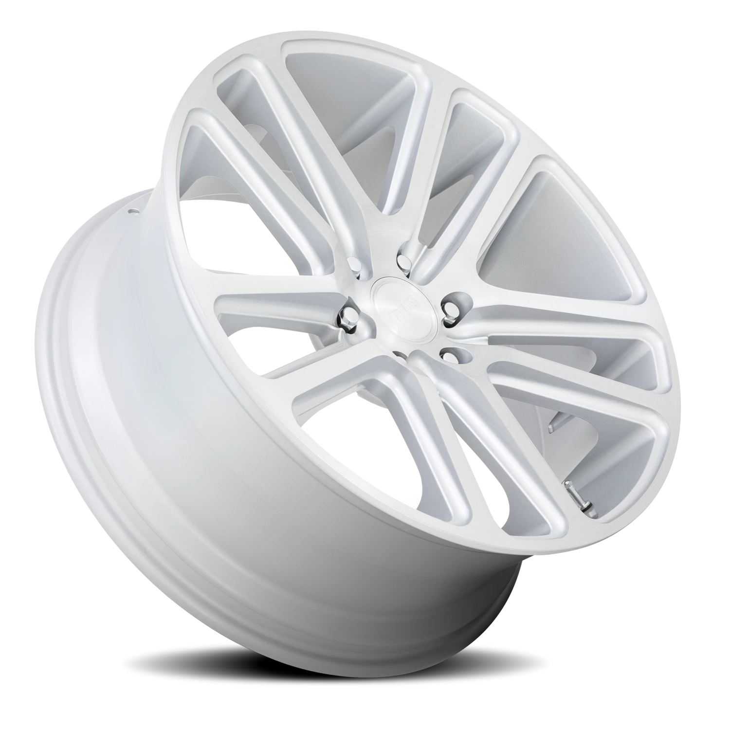 DUB Flex S257 22x9.5 +25 6x139.7mm 106.1mm Gloss Silver Brushed