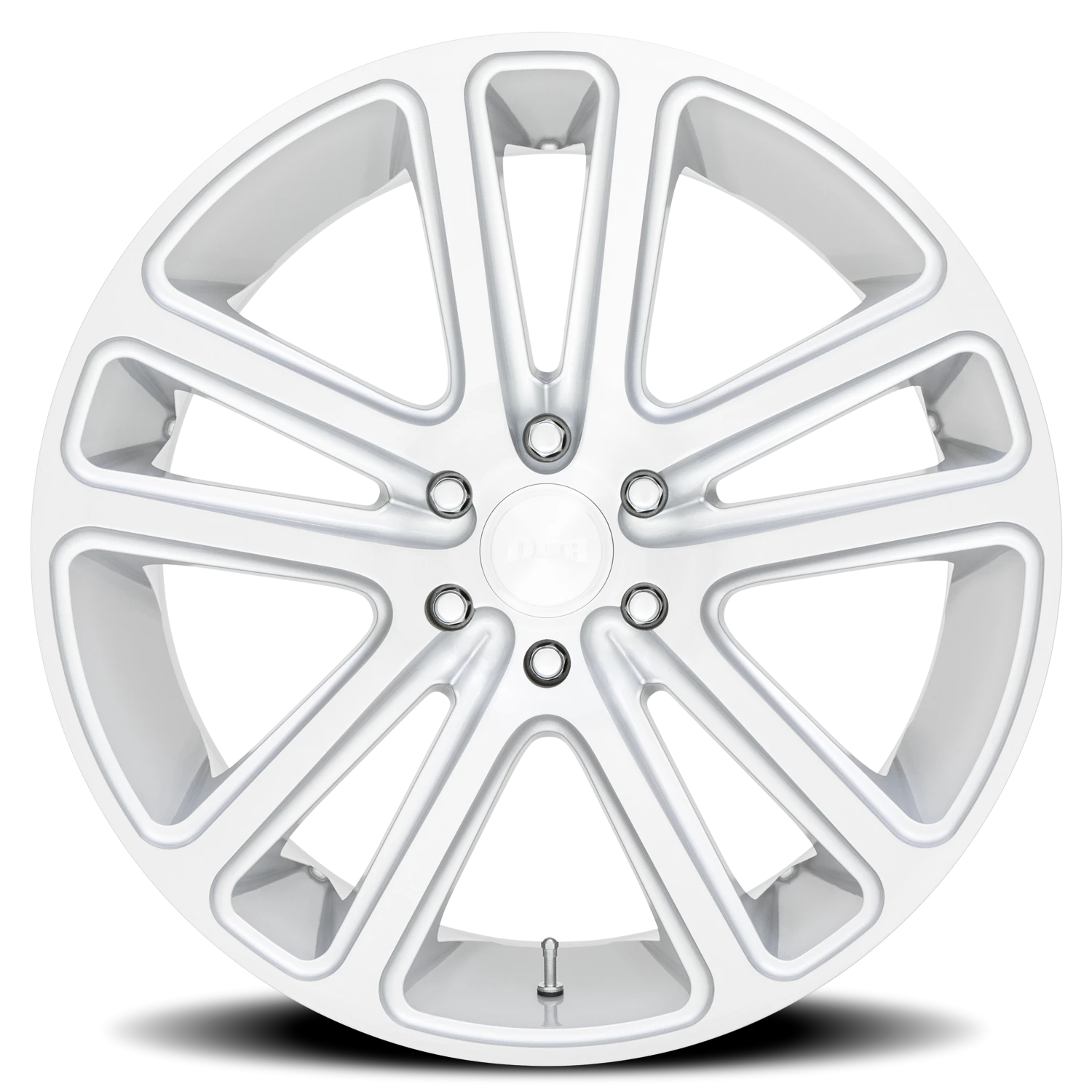 DUB Flex S257 22x9.5 +25 6x139.7mm 106.1mm Gloss Silver Brushed