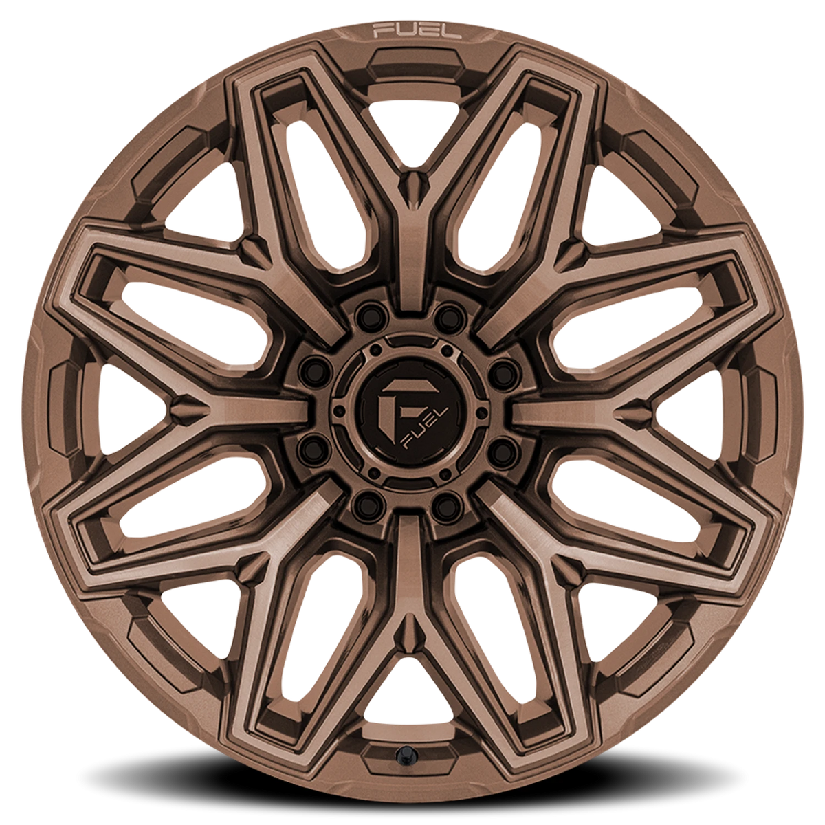 Fuel Flux 8 20x10 -18 8x165.1mm 125.1mm Platinum Bronze