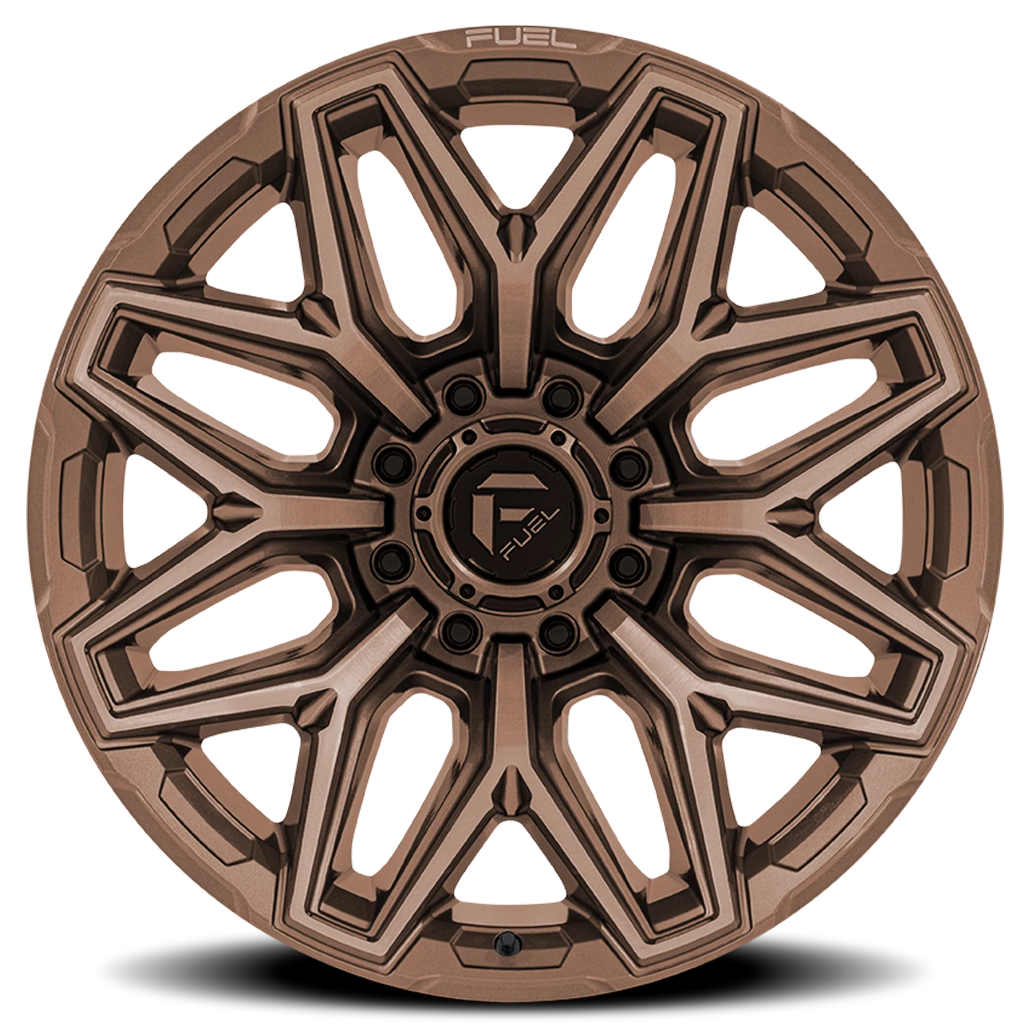 Fuel Flux 8 20x9" 8x180mm 124.2mm CB +1mm Platinum Bronze
