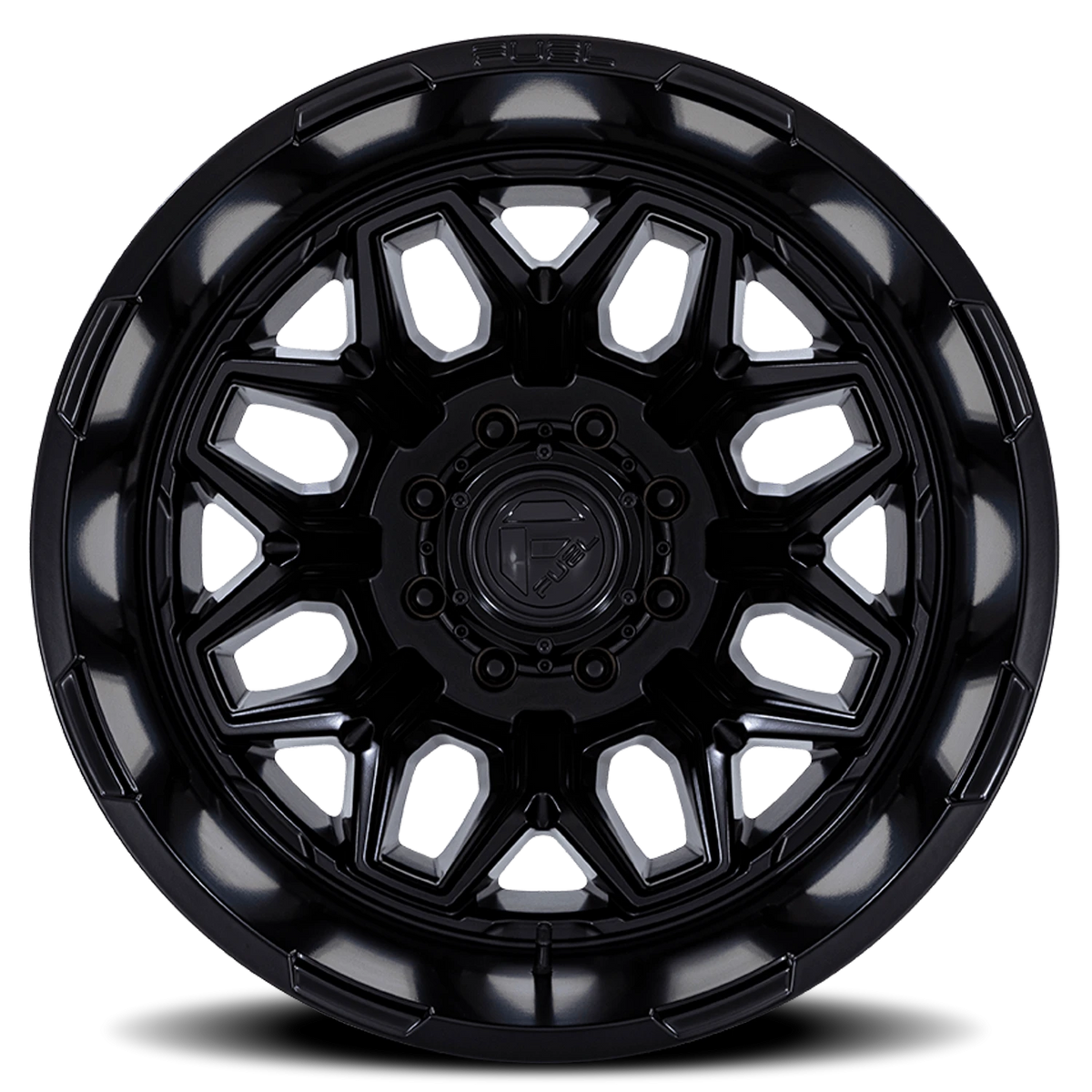 Fuel Flux Dually 20x8.25 -227 8x165.1mm 121.5mm Blackout