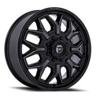 Fuel Flux Dually D875 22x8.25 +104 8x165.1mm 117mm Gloss Black Double Dark Tint