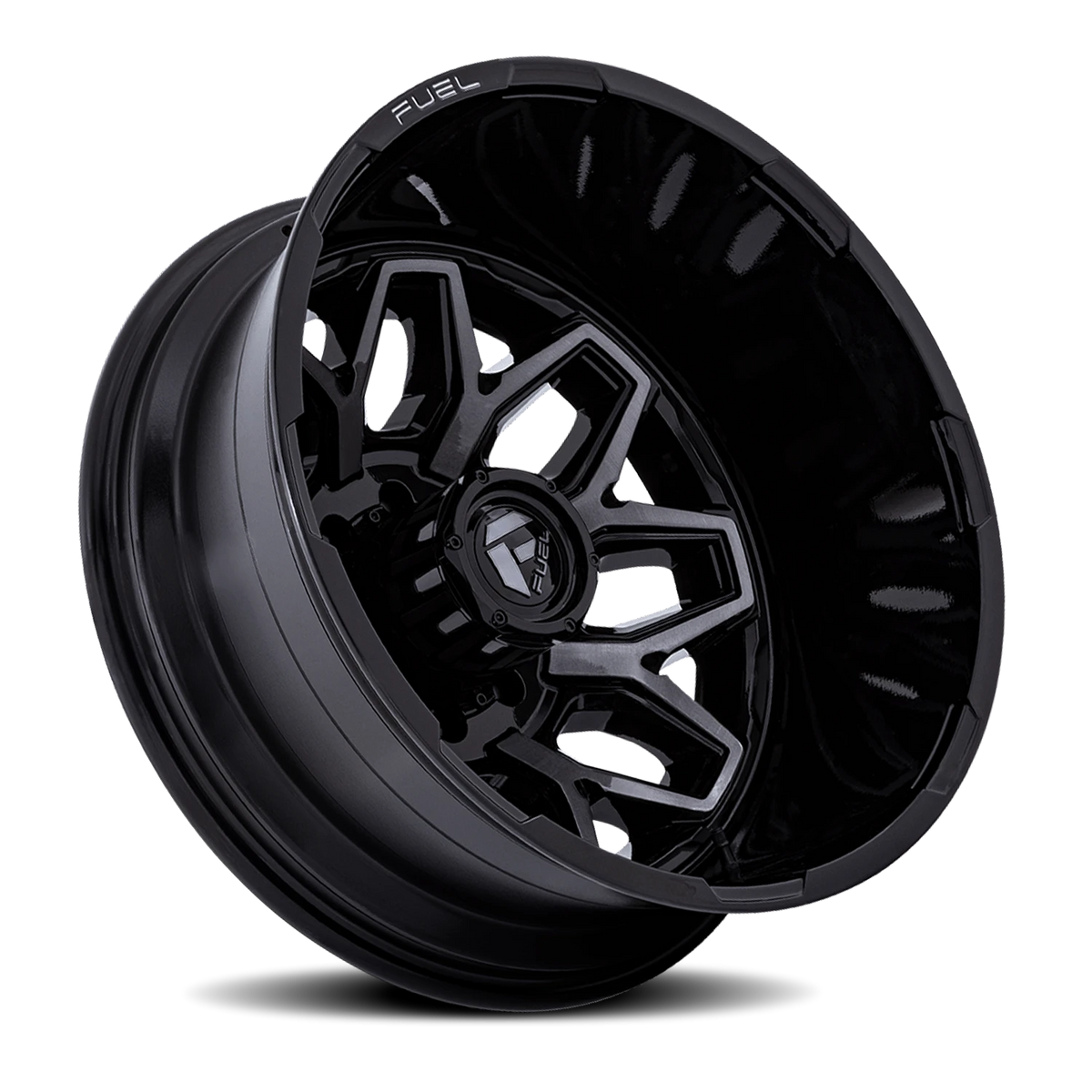 Fuel Flux Dually 20x8.25 -246 8x165.1mm 117mm Gloss Black Double Dark Tint