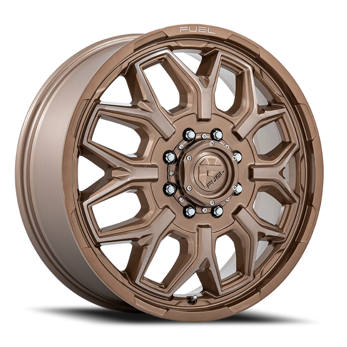 Fuel Flux Dually 22x8.25 +104 8x170mm 125.1mm Platinum Bronze