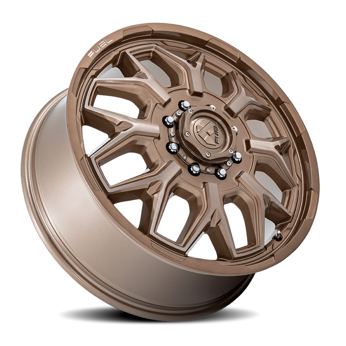Fuel Flux Dually 22x8.25 +104 8x170mm 125.1mm Platinum Bronze