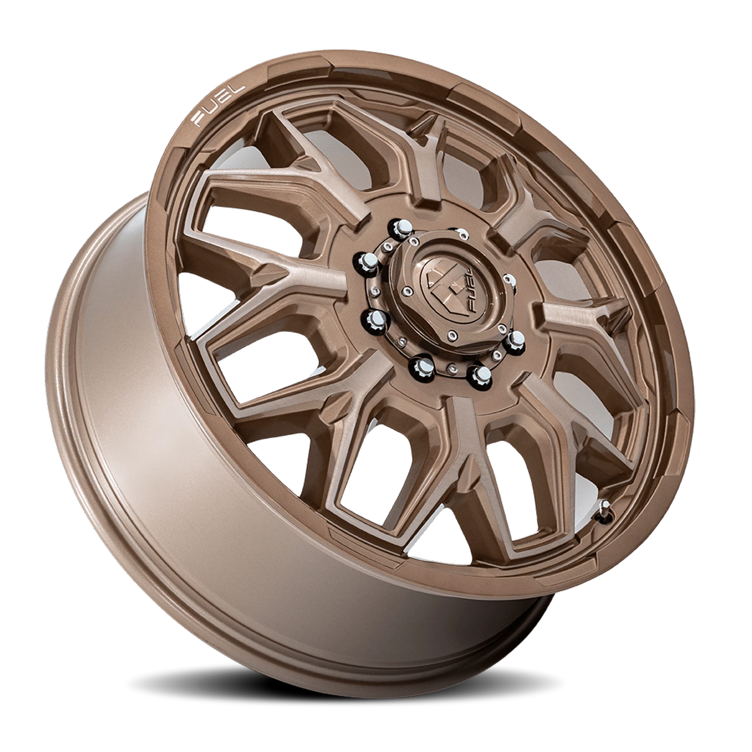 Fuel Flux Dually 20x8.25" 8x165.1mm 121.5mm CB +104mm Platinum Bronze
