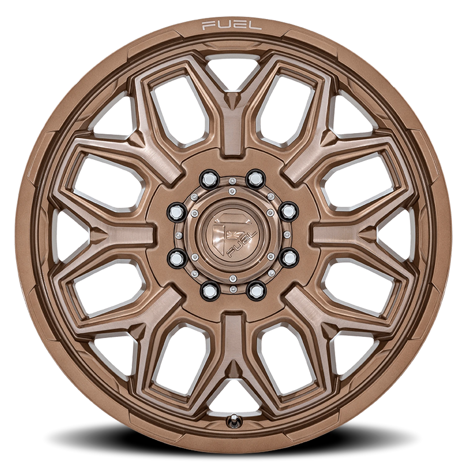 Fuel Flux Dually 20x8.25" 8x165.1mm 121.5mm CB +104mm Platinum Bronze
