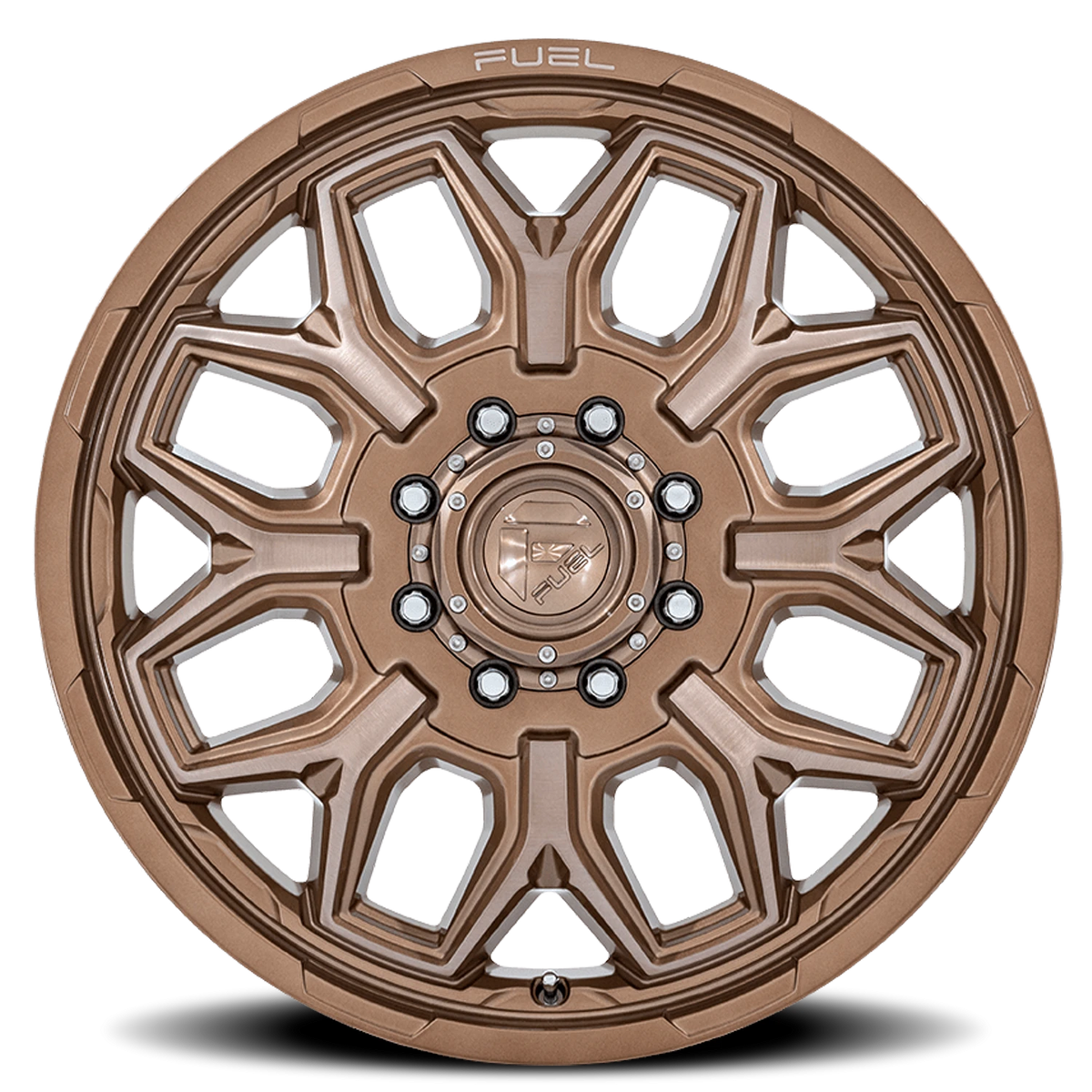 Fuel Flux Dually 22x8.25 +104 8x170mm 125.1mm Platinum Bronze