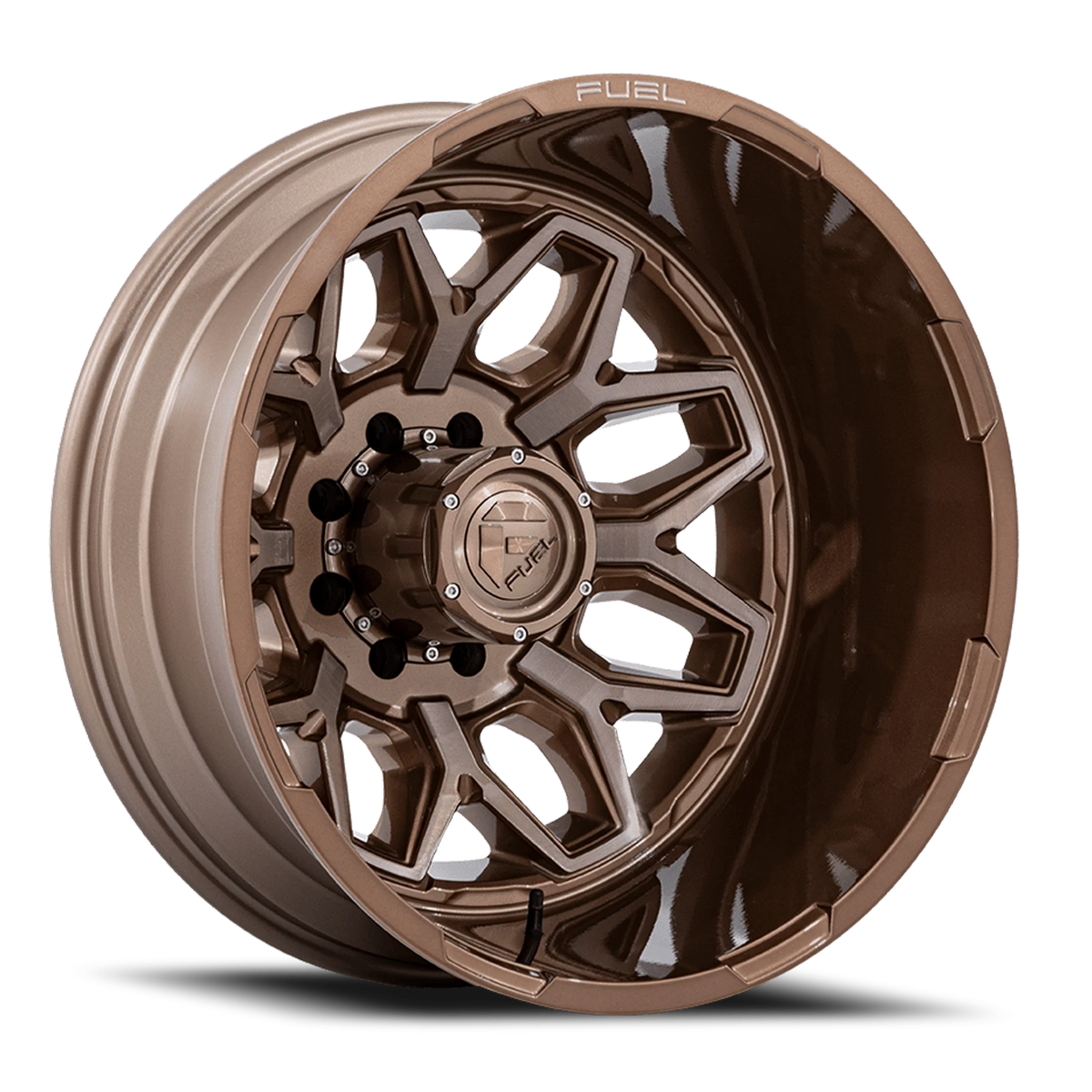 Fuel Flux Dually 20x8.25 -227 8x165.1mm 121.5mm Platinum Bronze