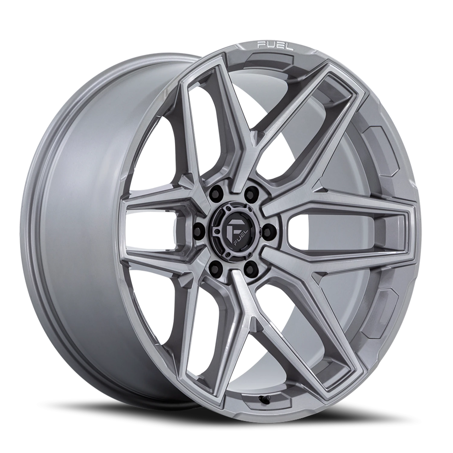 Fuel Flux 6 FC854AX 22x10 -18 6x135mm 87.1mm Platinum