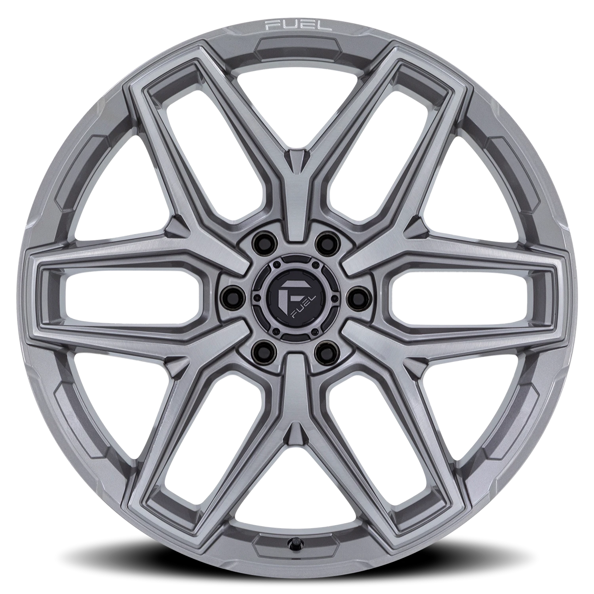 Fuel Flux 6 18x9 +20 6x135mm 87.1mm Platinum
