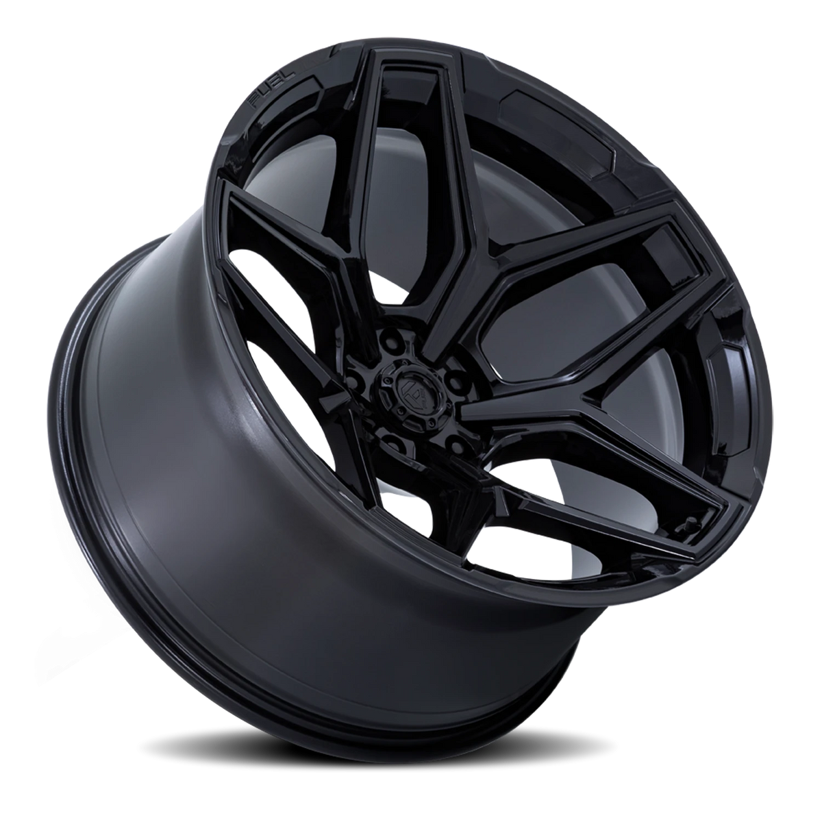 Fuel Flux 5 17x9 +1 5x127mm 71.5mm Gloss Black