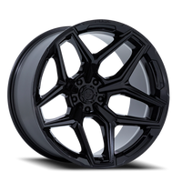 Fuel Flux 6 17x9" 6x135mm 87.1mm CB +1mm Gloss Black
