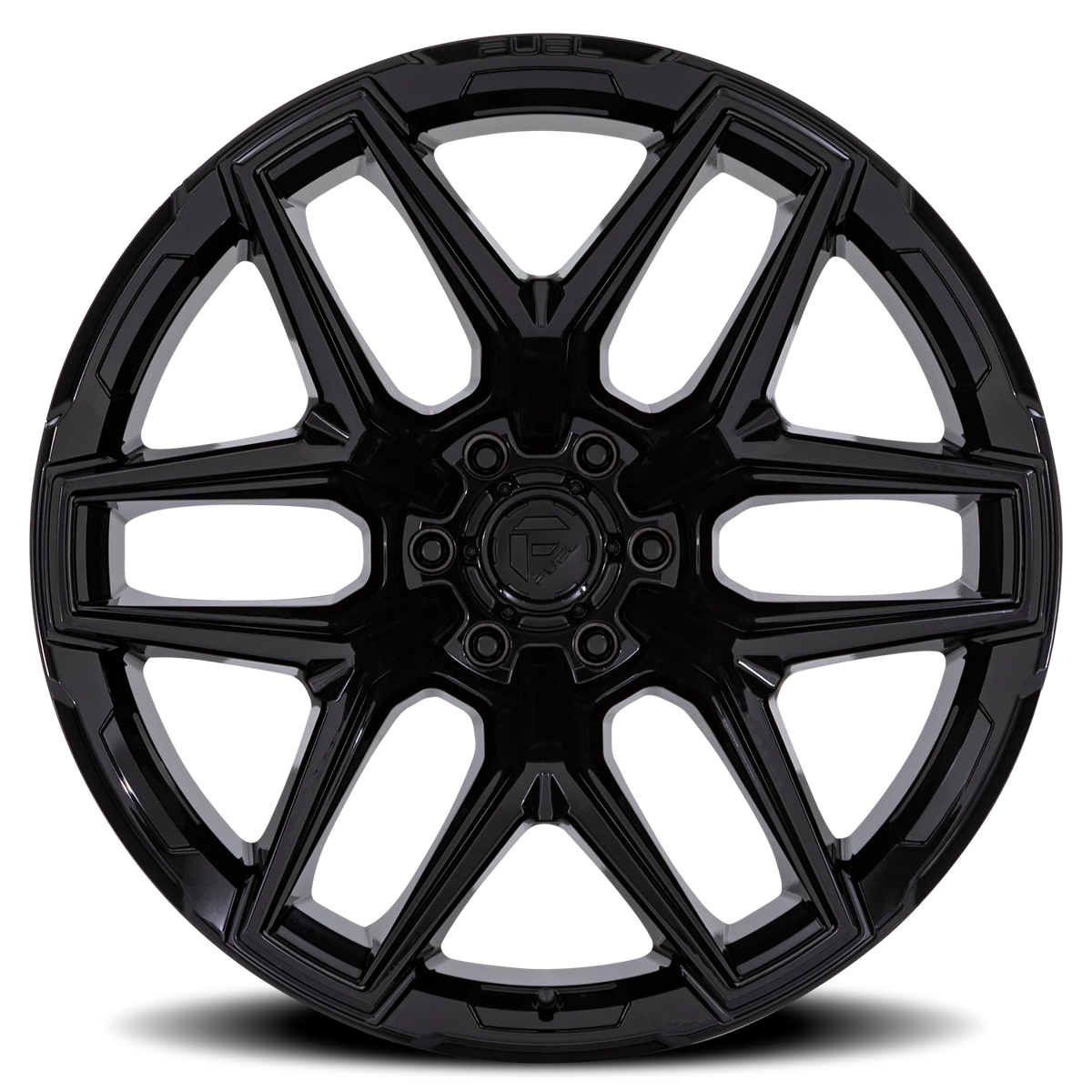 Fuel Flux 6 22x9.5 +20 6x139.7mm 106.1mm Blackout