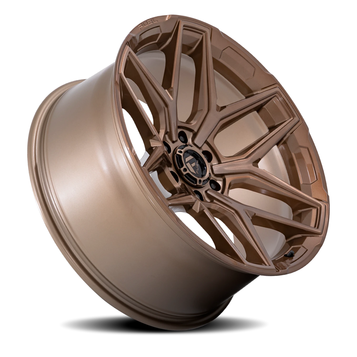 Fuel Flux 6 18x9 +20 6x120mm 66.9mm Platinum Bronze