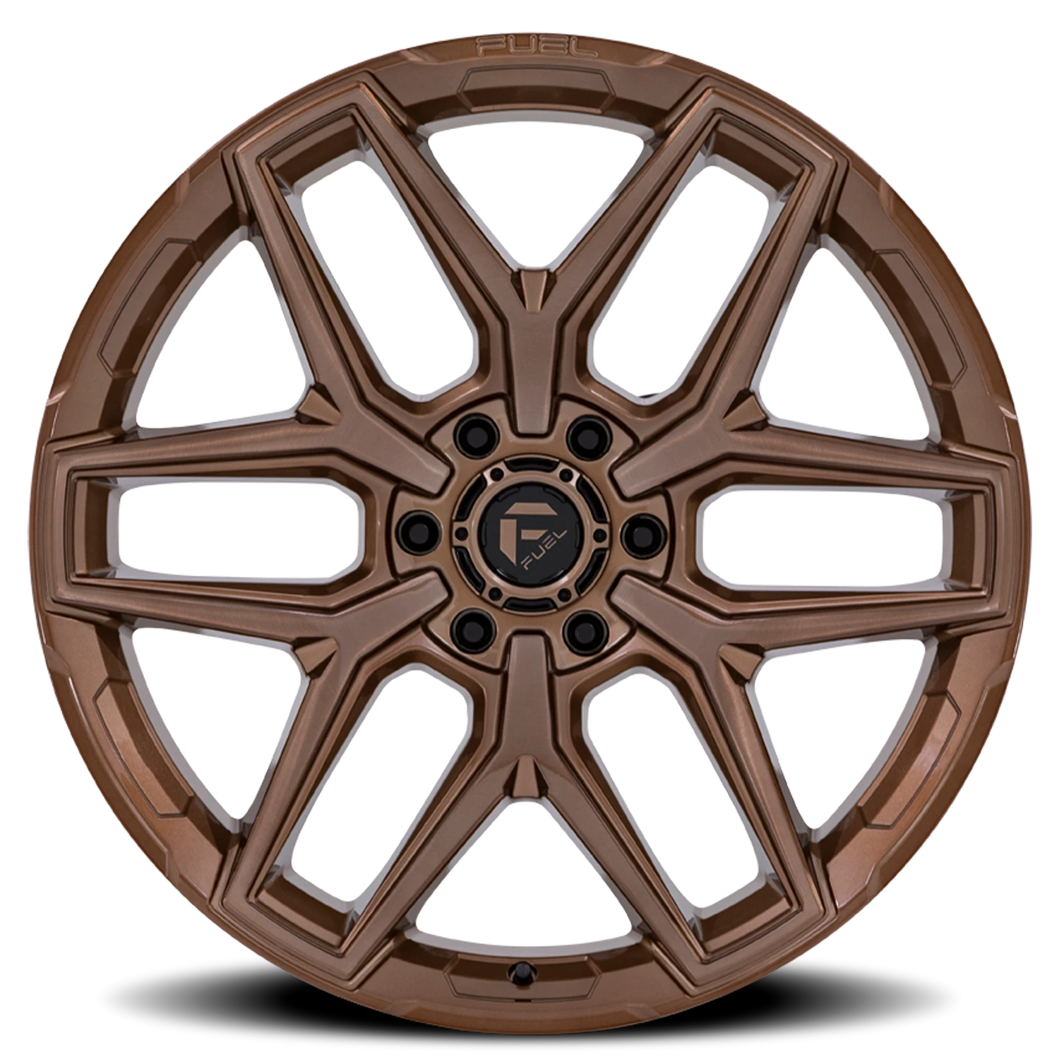 Fuel Flux 6 FC854ZR 22x10 -18 6x139.7mm 106.1mm Platinum Bronze