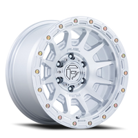 Fuel Fortress 18x9" 6x135mm 87.1mm CB +1mm Gloss Silver Machined Face