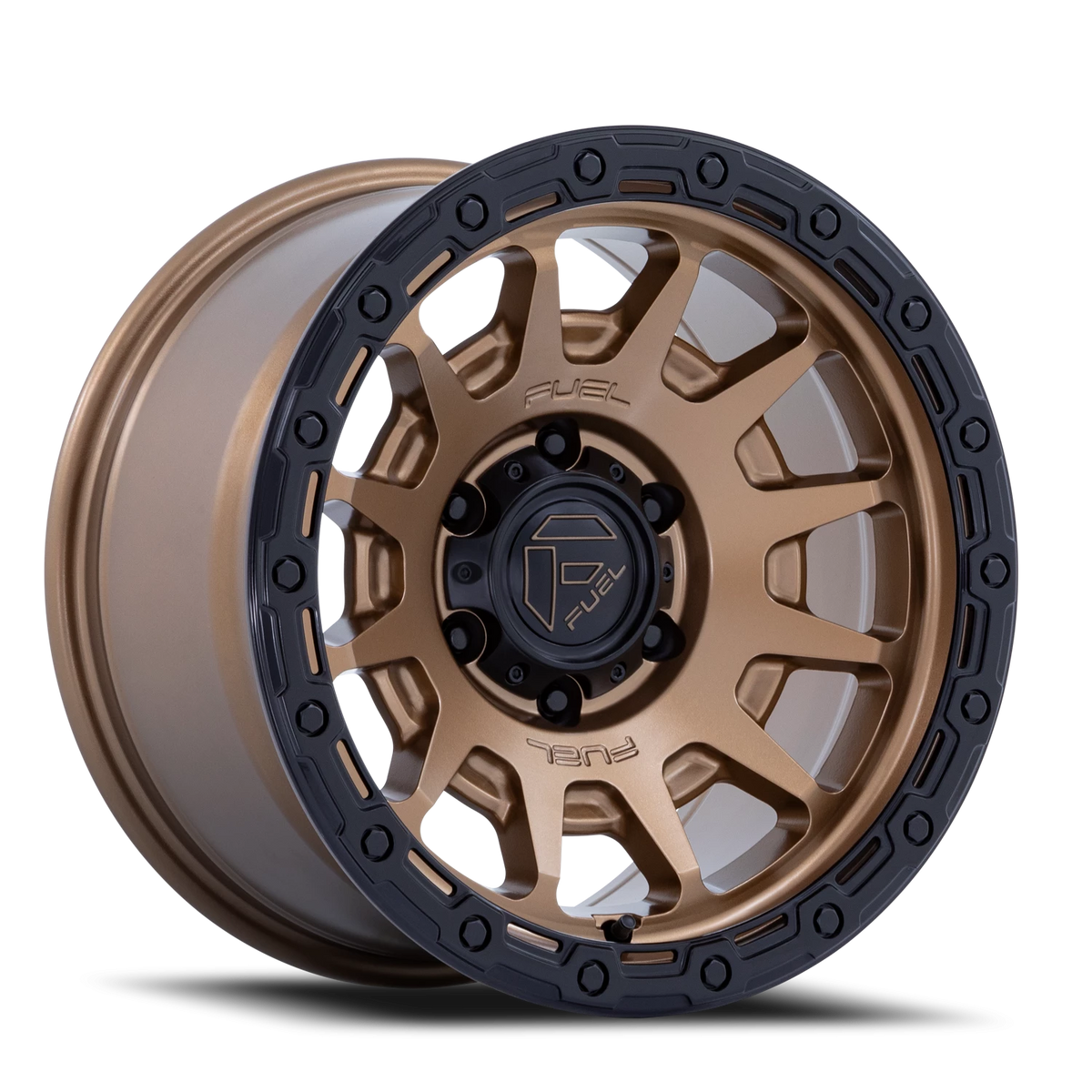 Fuel Fortress FC884ZB 17x9 -12 6x139.7mm 106.1mm Matte Bronze Gloss Bl