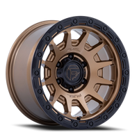 Fuel Fortress 18x9" 6x139.7mm 106.1mm CB +1mm Matte Bronze Gloss Black Lip