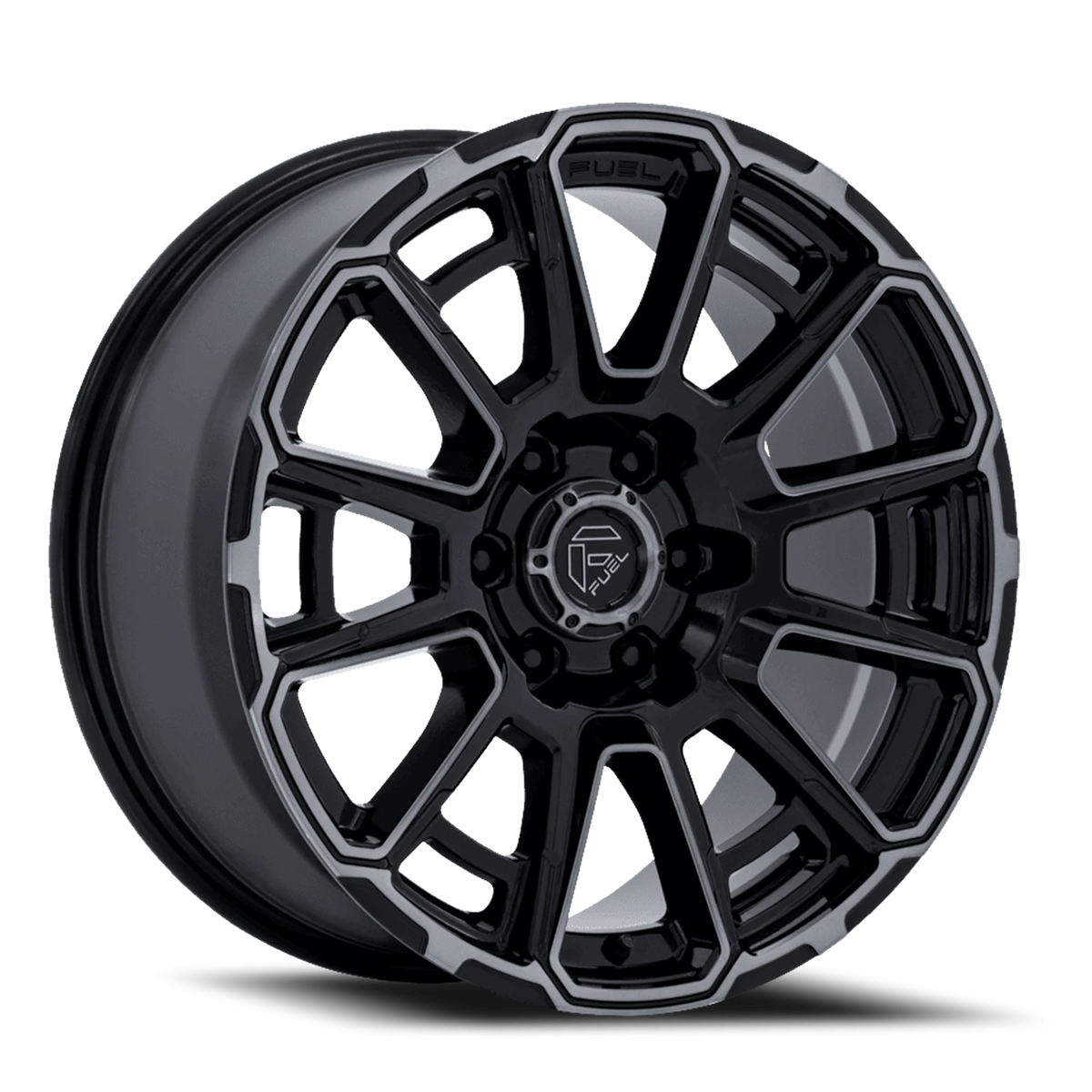 Fuel Foxhound 20x9 +20 6x135mm 87.1mm Gloss Black Dark Tinted Clear