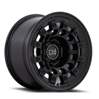 Black Rhino Fuji 17x9" 6x139.7mm 106.1mm CB -12mm Matte Black