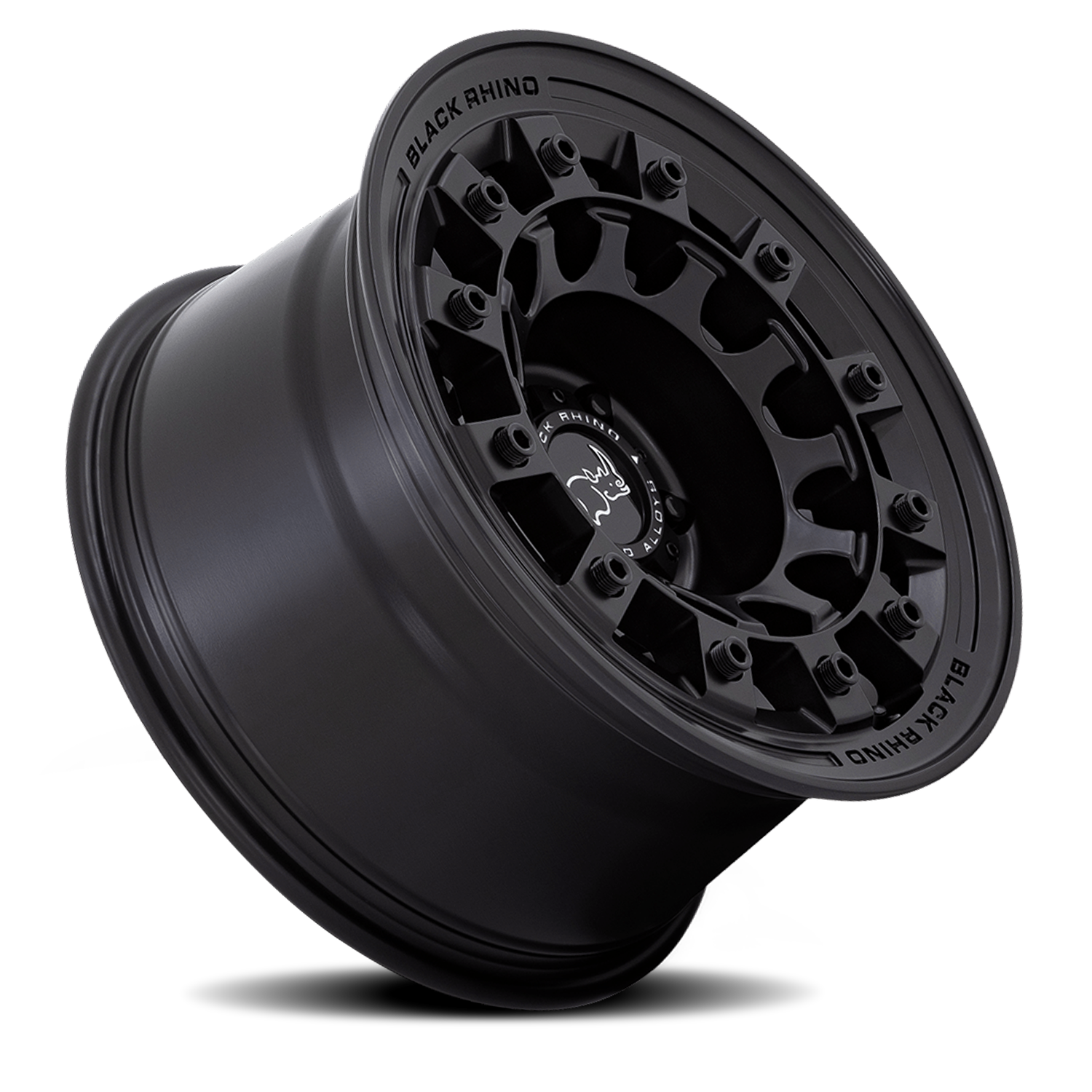Black Rhino Fuji 17x9" 6x139.7mm 106.1mm CB -12mm Matte Black