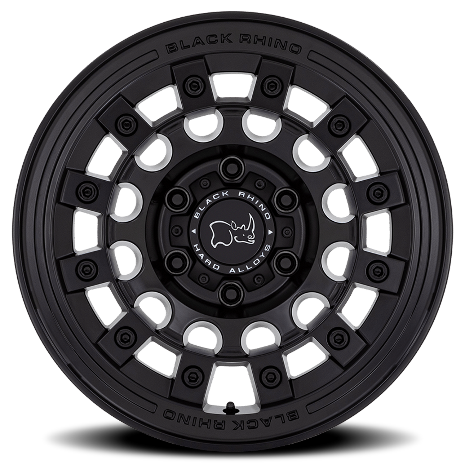 Black Rhino Fuji 17x9" 6x139.7mm 106.1mm CB -12mm Matte Black