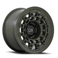 Black Rhino Fuji 17x8" 5x114.3mm 72.56mm CB +20mm Olive Drab Green