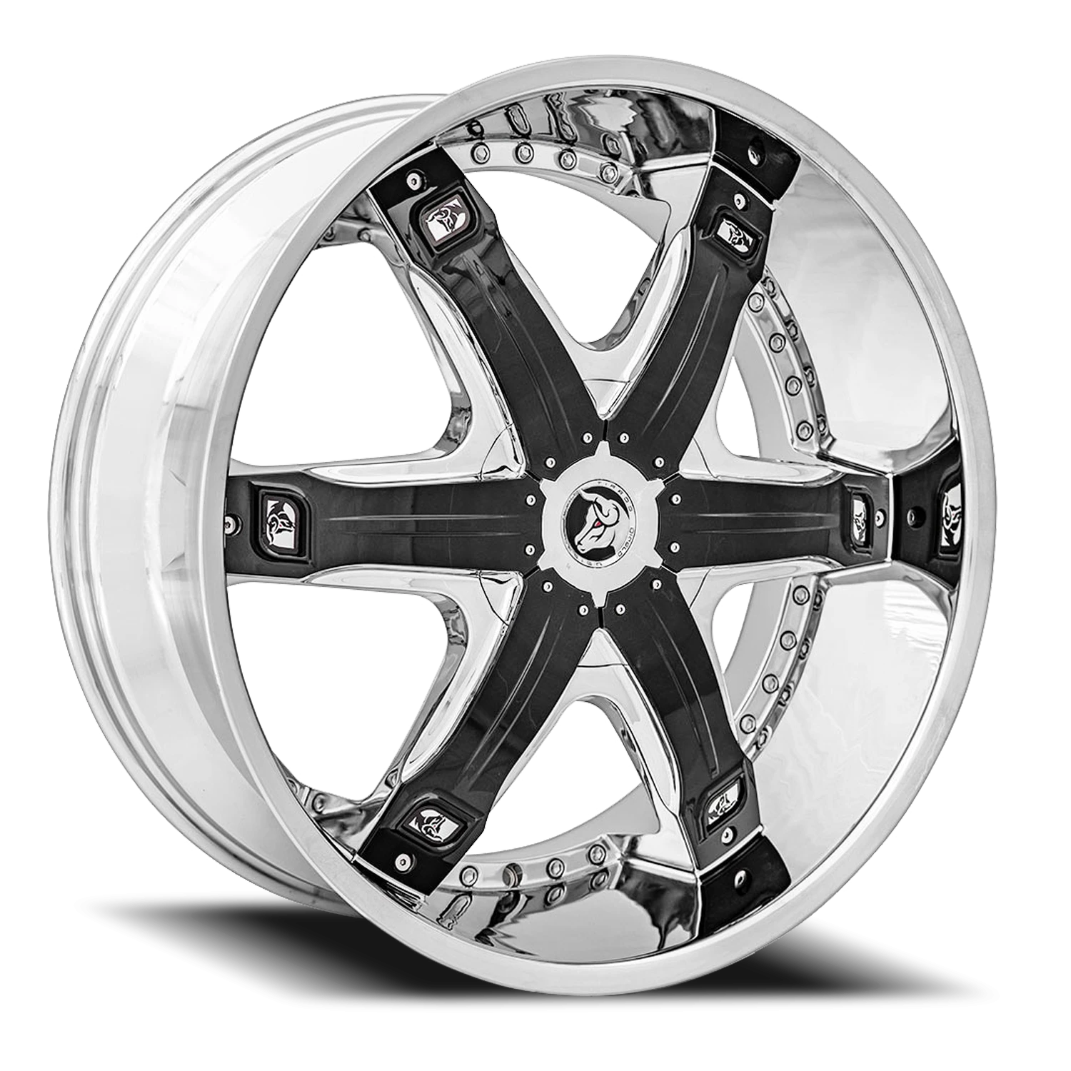 Diablo Fury 24x10" 5x114.3mm 73.1mm CB +12mm Chrome