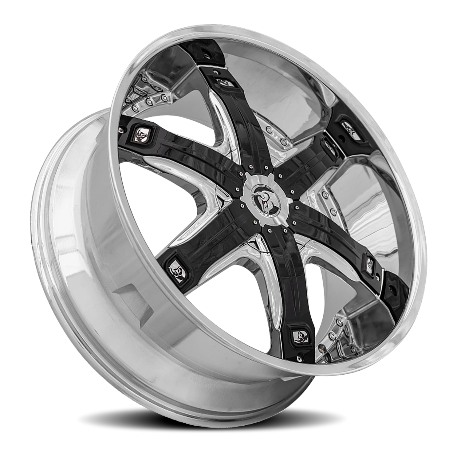 Diablo Fury 24x10" 5x150mm 73.1mm CB +12mm Chrome