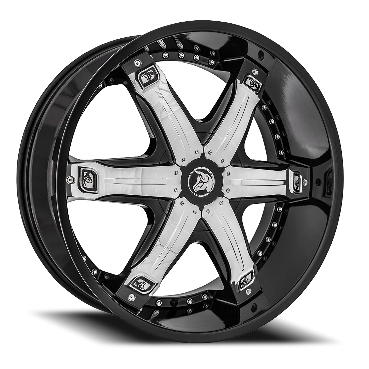 Diablo Fury 24x10" 6x135mm 87.1mm CB +35mm Gloss Black