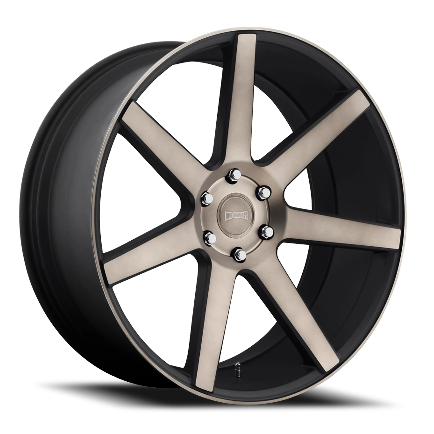 DUB Future 24x10" 6x135mm 87.1mm CB +30mm Matte Black Machined-DDT