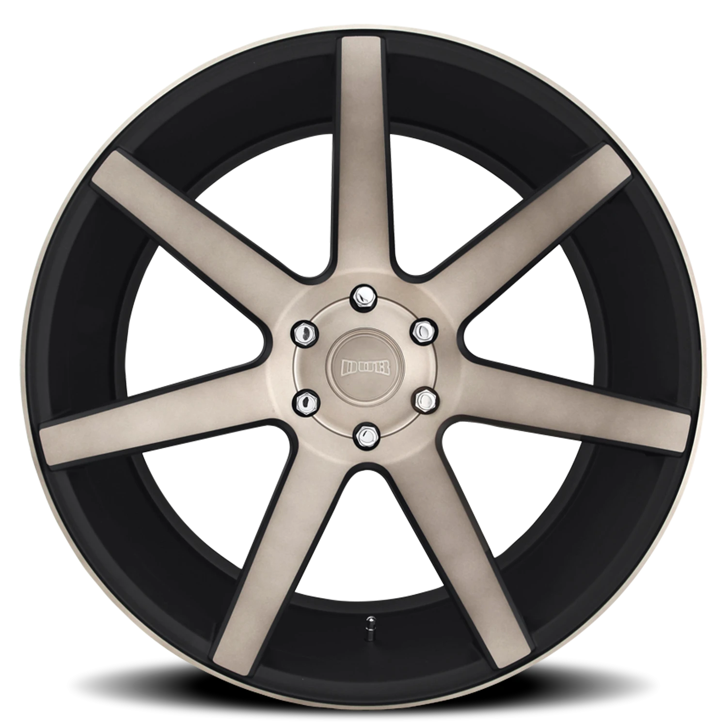 DUB Future 24x10" 6x135mm 87.1mm CB +30mm Matte Black Machined-DDT